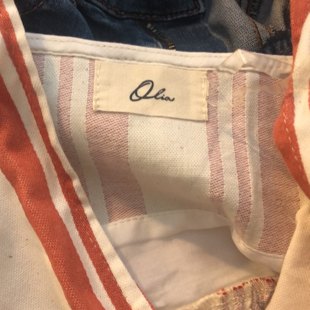 Ivory/Rust Woven Dress - Picture 8 of 8